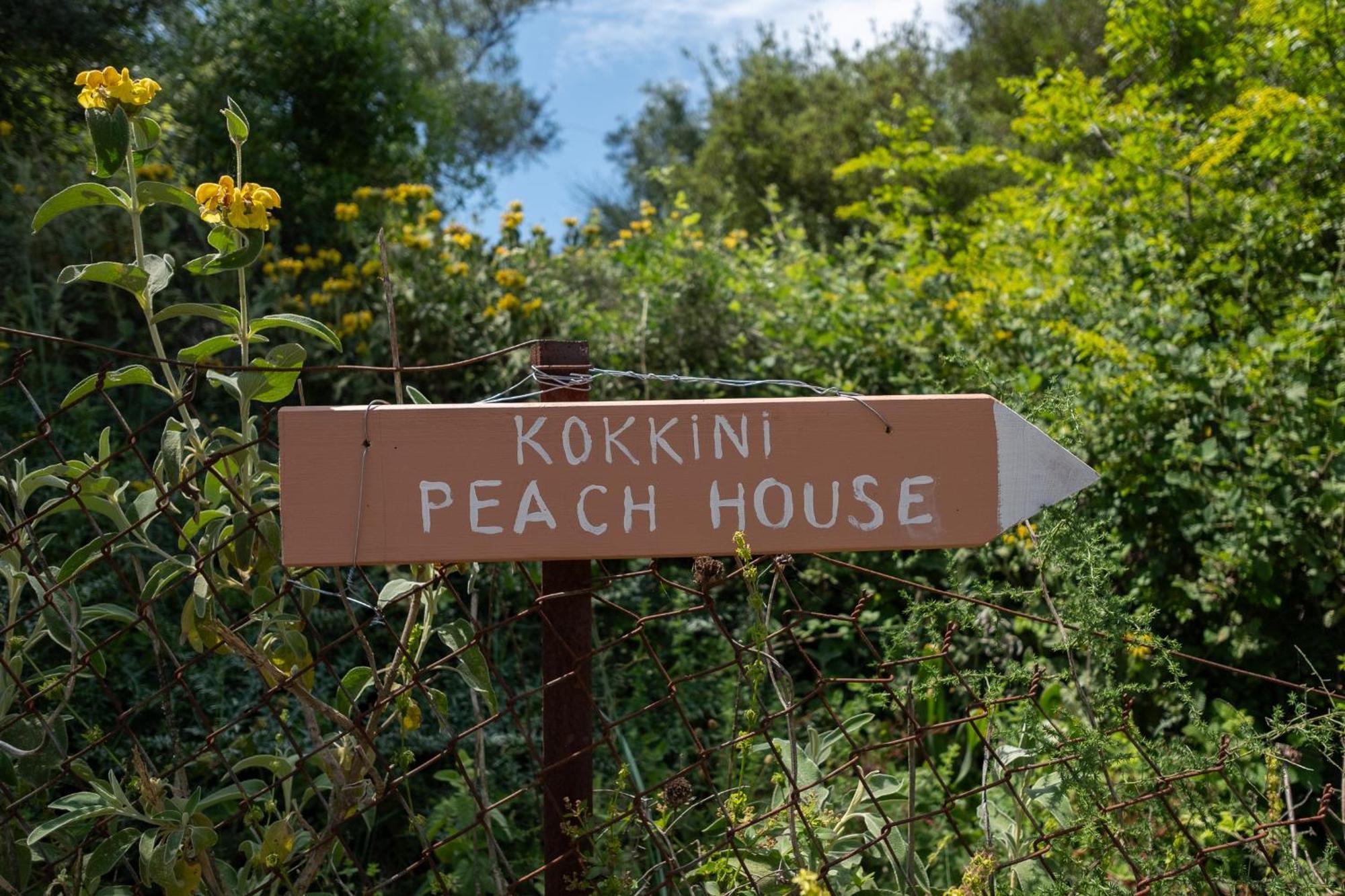 Kokkini Peach House Leilighet Kokkínion Eksteriør bilde